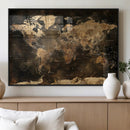 World Map Canvas Print, Modern Decorative Framed Map Artwork by MyGreatCanvas | Canvas Wall Art Prints | Photo Prints & Wall Decor