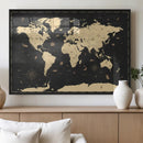World Map Canvas Print – Detailed Map of the World Wall Art by MyGreatCanvas | Canvas Wall Art Prints | Photo Prints & Wall Decor