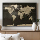 World Map Canvas Print – Framed World Map Wall Art for
