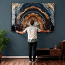 Abstract Wood Grain Canvas Print, Tree Ring Pattern Wall by MyGreatCanvas | Canvas Wall Art Prints | Photo Prints & Wall Decor