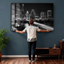Austin Skyline Wall Art Canvas Print, Austin Downtown Night by MyGreatCanvas | Canvas Wall Art Prints | Photo Prints & Wall Decor