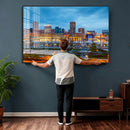 Baltimore Skyline Wall Art Canvas Print, Baltimore Downtown by MyGreatCanvas | Canvas Wall Art Prints | Photo Prints & Wall Decor