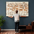 Gazelle Wall Art Canvas Print - Abstract Antelope Wall Art by MyGreatCanvas | Canvas Wall Art Prints | Photo Prints & Wall Decor