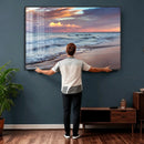 Ocean Sunset Wall Art Canvas Print – Coastal Beach by MyGreatCanvas | Canvas Wall Art Prints | Photo Prints & Wall Decor