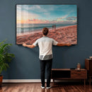 Pastel Beach Wall Art Canvas Print – Soft Coastal by MyGreatCanvas | Canvas Wall Art Prints | Photo Prints & Wall Decor