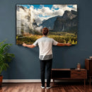 Yosemite Valley River Wall Art Canvas Print by MyGreatCanvas | Canvas Wall Art Prints | Photo Prints & Wall Decor