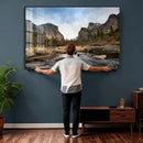 Yosemite Valley Mountain Landscape Wall Art Canvas Print, by MyGreatCanvas | Canvas Wall Art Prints | Photo Prints & Wall Decor