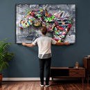 Graffiti Gaming Canvas Wall Art For Bedroom - Gaming Wall by MyGreatCanvas | Canvas Wall Art Prints | Photo Prints & Wall Decor