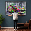 Graffiti Sports Car Street Art Wall Art Canvas Print, by MyGreatCanvas | Canvas Wall Art Prints | Photo Prints & Wall Decor