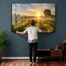 Sheep Wall Art Canvas Print – Rural Farm Animal Artwork by MyGreatCanvas | Canvas Wall Art Prints | Photo Prints & Wall Decor