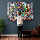 Abstract Graffiti Collage Street Art Wall Art Canvas Print by MyGreatCanvas | Canvas Wall Art Prints | Photo Prints & Wall Decor