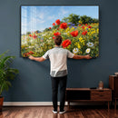Wildflower Meadow Wall Art Canvas Print – Colorful Poppy and by MyGreatCanvas | Canvas Wall Art Prints | Photo Prints & Wall Decor