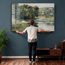 Edward Mitchell Bannister Streamside Wall Art Canvas Print by MyGreatCanvas | Canvas Wall Art Prints | Photo Prints & Wall Decor