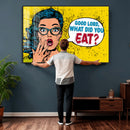 Pop Art Print Bathroom Sign Wall Art Canvas Print — Funny by MyGreatCanvas | Canvas Wall Art Prints | Photo Prints & Wall Decor