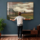 Gustav Macoun Heathland Canvas Print, Czech Landscape Oil by MyGreatCanvas | Canvas Wall Art Prints | Photo Prints & Wall Decor