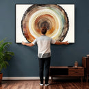 Natural Wood Slice Wall Art Canvas Print, Tree Ring Wall by MyGreatCanvas | Canvas Wall Art Prints | Photo Prints & Wall Decor