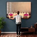 Spa Candles Orchid Canvas Print | Zen Wellness Relaxation by MyGreatCanvas | Canvas Wall Art Prints | Photo Prints & Wall Decor