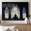 Women and Yoga Wall Art Canvas Print
