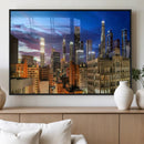 Los Angeles Night Wall Art Canvas Print