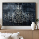Dark Chandelier Wall Art Canvas Print by MyGreatCanvas | Canvas Wall Art Prints | Photo Prints & Wall Decor
