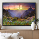 Mountain and Spring Wall Art Canvas Print by MyGreatCanvas | Canvas Wall Art Prints | Photo Prints & Wall Decor