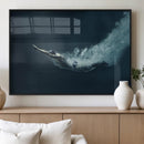 Swimmer Wall Art Canvas Print