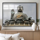 Buddha Statue Wall Art Canvas Print