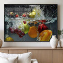 Kithen Vegetables World Wall Art Canvas Print