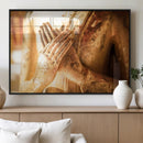 Buddha Statue Hands Wall Art Canvas Print by MyGreatCanvas | Canvas Wall Art Prints | Photo Prints & Wall Decor