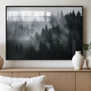 Foggy Forest Wall Art Canvas Print | 3 Panel Large Misty by MyGreatCanvas | Canvas Wall Art Prints | Photo Prints & Wall Decor
