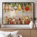Kitchen Spice on the Table Wall Art, Kitchen Spice Wall Art by MyGreatCanvas | Canvas Wall Art Prints | Photo Prints & Wall Decor