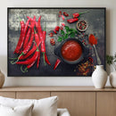Red Pepper Kitchen and Restaurant Wall Wall Art, Red Pepper by MyGreatCanvas | Canvas Wall Art Prints | Photo Prints & Wall Decor