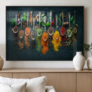 Herbs and Spices Kitchen Wall Art Canvas Print