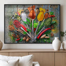 Spoonful of Spices Cooking Wall Art Canvas Print - Vibrant by MyGreatCanvas | Canvas Wall Art Prints | Photo Prints & Wall Decor