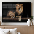 Lion Canvas Wall Art – Majestic Animal Print Artwork for by MyGreatCanvas | Canvas Wall Art Prints | Photo Prints & Wall Decor