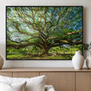 Majestic Oak Tree Wall Art – Serene Nature Canvas Print with