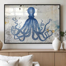 Octopus Canvas Wall Art | Coastal Marine Life Artwork for by MyGreatCanvas | Canvas Wall Art Prints | Photo Prints & Wall Decor