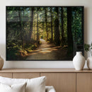 Natural Landscape Wall Art Relaxing Forest Canvas Print