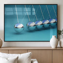 Wall Art Newton's Cradle Canvas Print, Framed Newton Cradle by MyGreatCanvas | Canvas Wall Art Prints | Photo Prints & Wall Decor
