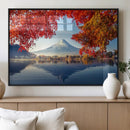 Mount Fuji Canvas Wall Art Japan Autumn Mountain Canvas