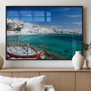 Santorini Wall Art Canvas Print