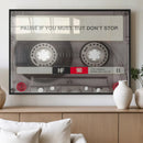 Music Cassette Iconic Wall Art Canvas Print by MyGreatCanvas | Canvas Wall Art Prints | Photo Prints & Wall Decor