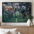 American Football Playing Wall Art Canvas Print by MyGreatCanvas | Canvas Wall Art Prints | Photo Prints & Wall Decor