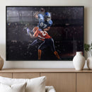 American Football Wall Art Canvas Print, Stadium Sport Wall by MyGreatCanvas | Canvas Wall Art Prints | Photo Prints & Wall Decor
