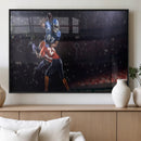 American Football Wall Art Canvas Print, Stadium Sport Wall