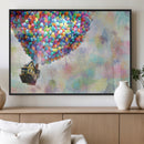 Up Pixar Poster, Look Up Pixar Wall Art, Up Pixar Canvas,