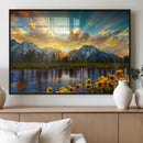 Grand Teton Park Sunrise Wall Art – Vibrant Landscape Canvas by MyGreatCanvas | Canvas Wall Art Prints | Photo Prints & Wall Decor