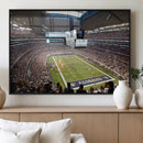Dallas Cowboys Football Team Print - Arlington AT&T Stadium by MyGreatCanvas | Canvas Wall Art Prints | Photo Prints & Wall Decor