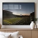 Oregon Ducks Football Team Print - Eugene Autzen Stadium
