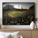 Oregon Stadium Canvas Wall Art - Captivating Game Day Scene